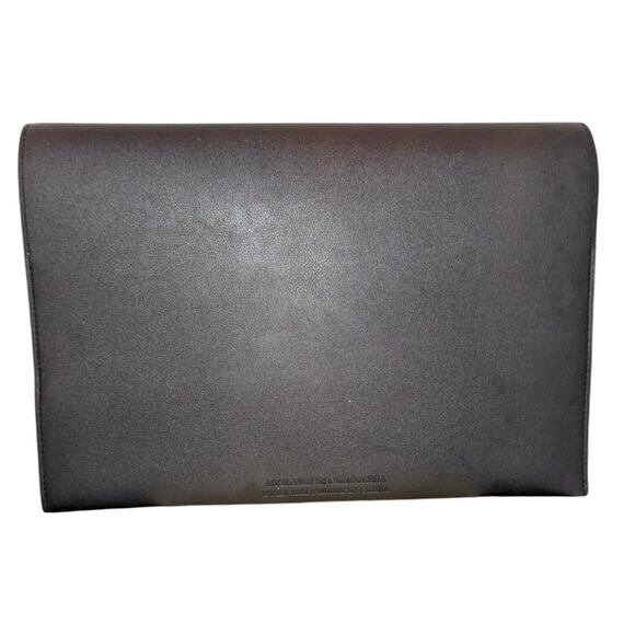 Glass Ladder CO Megan Portfolio Organizer Clutch Black Planner Cover 13.5"x9" - Picture 3 of 6